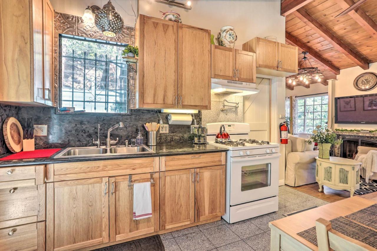 Boho Crestline Cabin, 1 Mile To Lake Gregory! Exterior foto